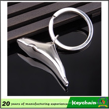 Promotional Low Price Silver Fish Keychain